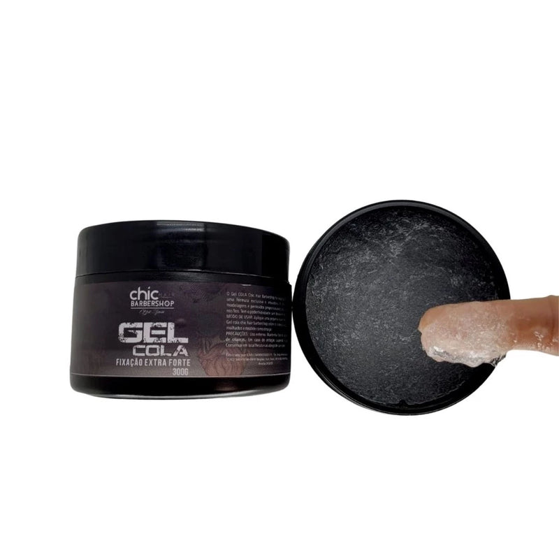 Gel Cola Compre 250g Leve 300g fixaçao profissional Chic Hair