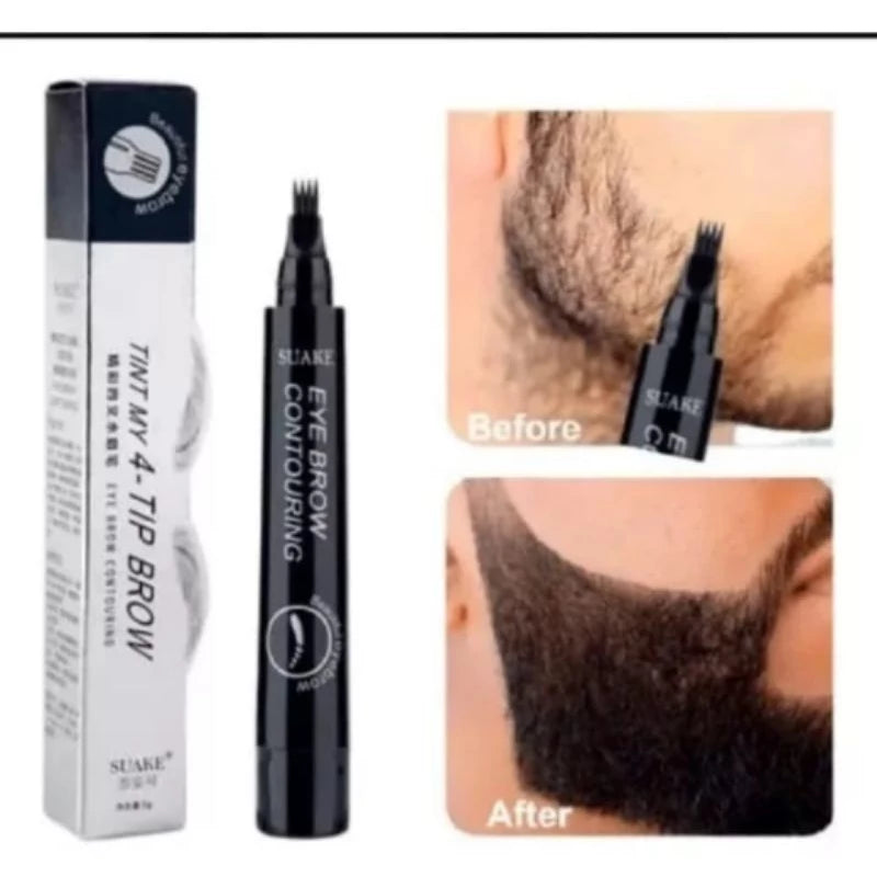 Caneta preenche falhas de barba e sobrancelha