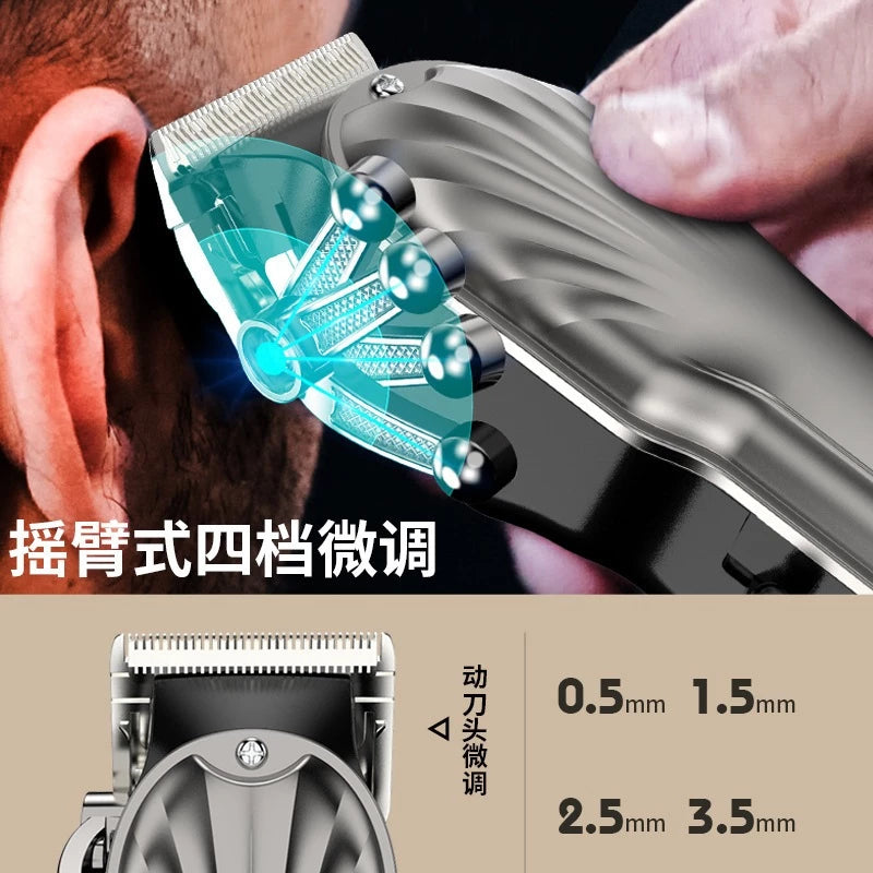 Máquina De Cortar Cabelo e Barba Profissional Portátil