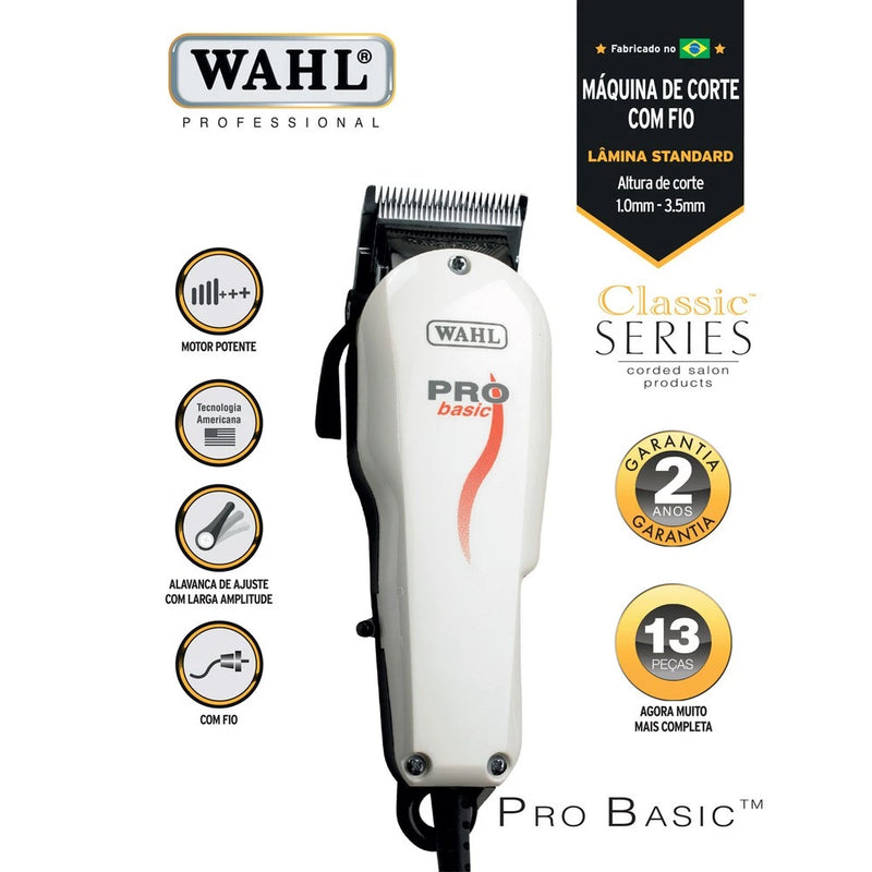 wahl pro basic 220v + 2 anos de garantia