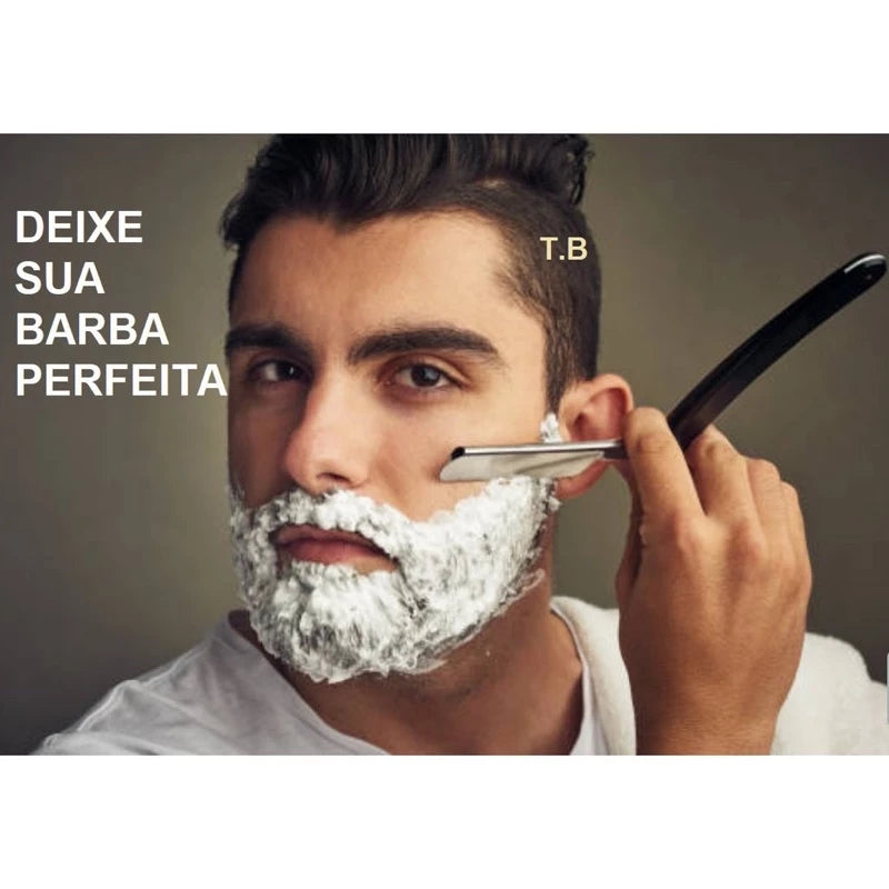 Navalhete Inox Para Barbear Profissional Navalha