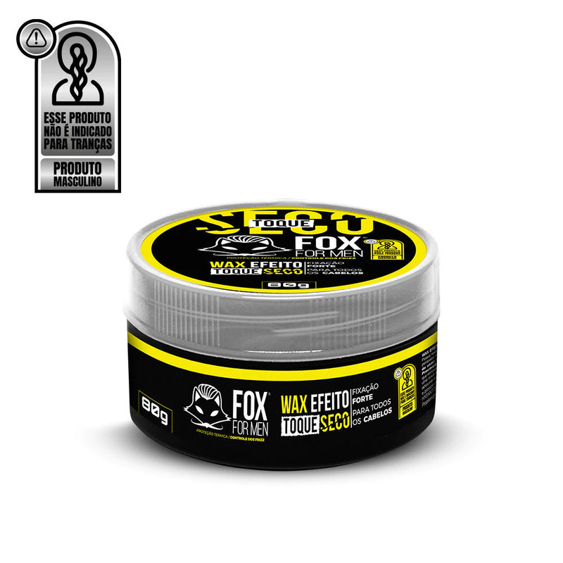 Pasta Wax Efeito Seco Fox For Men 80g